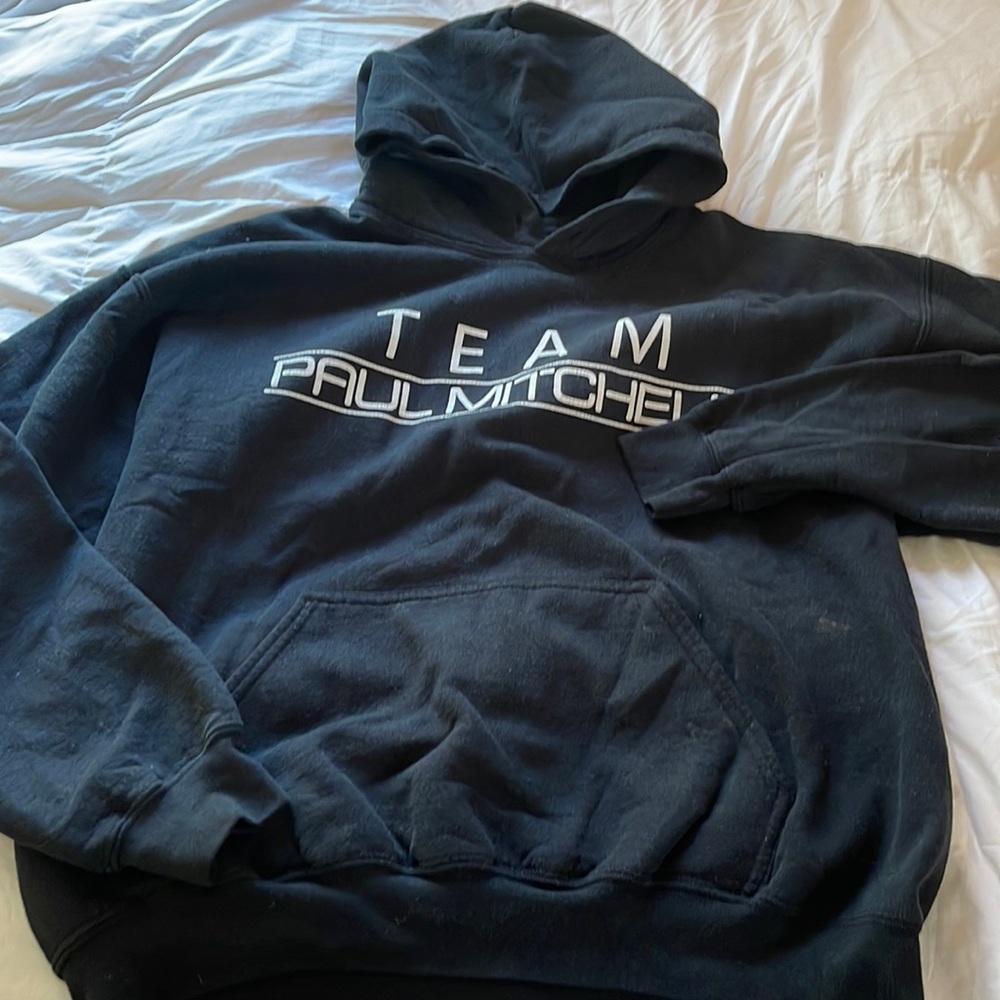 Gildan Brand Paul Mitchel Logo’d Oversized Hoodie